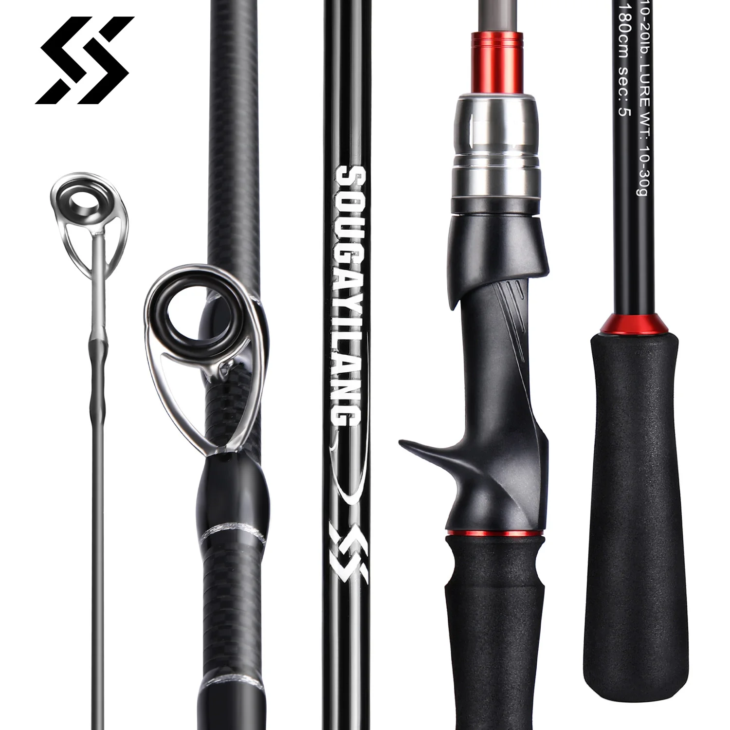 Fishing Rod Surf - Sığır cazibesi olta 1.8m 2.1m iplik