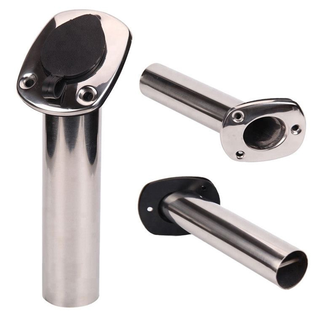 Fishing Rod Holder - Paslanmaz Çelik Sabit Açılı (15) °
