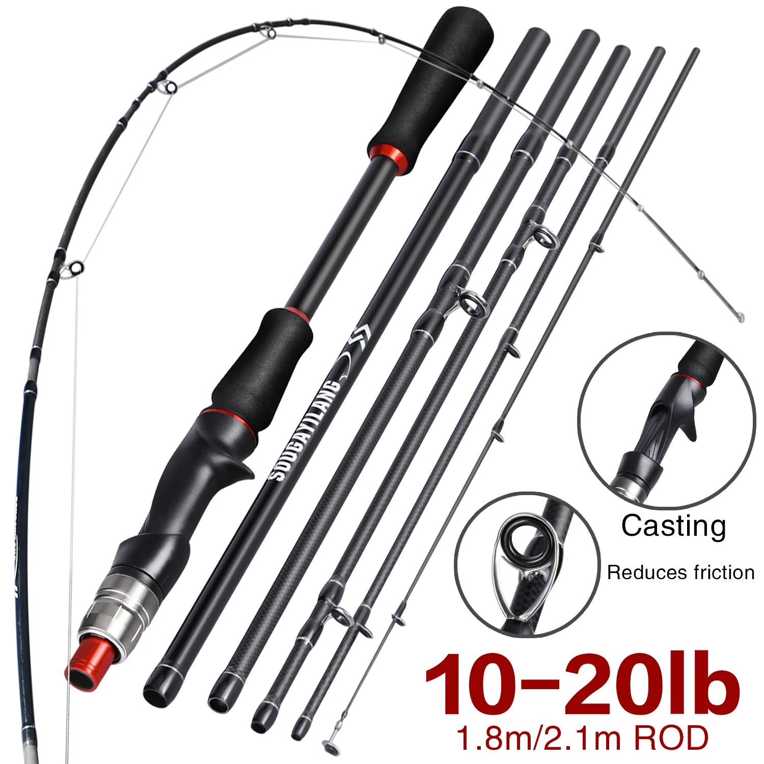 Sığır cazibesi olta 1.8m 2.1m  - Fishing Rod Surf incelemesi ve fiyatı