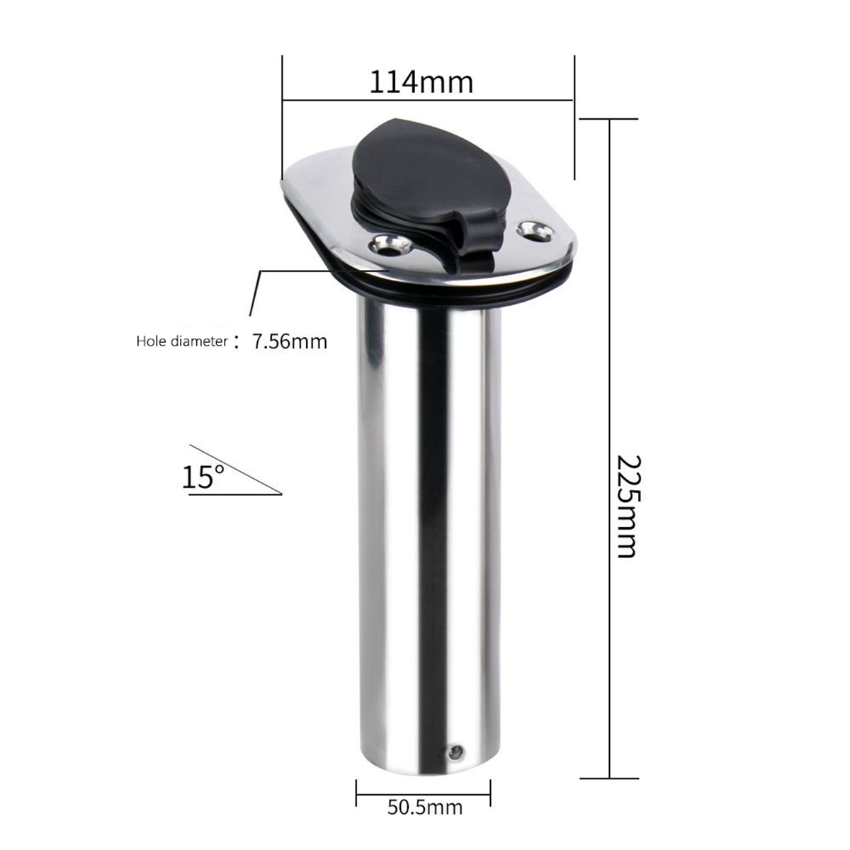 Paslanmaz Çelik Sabit Açılı (1 - Fishing Rod Holder incelemesi ve fiyatı