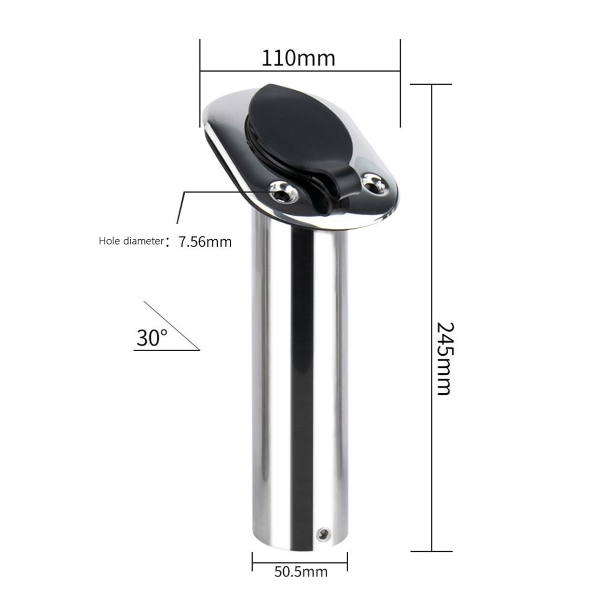 Paslanmaz Çelik Sabit Açılı (1 - Fishing Rod Holder incelemesi ve fiyatı