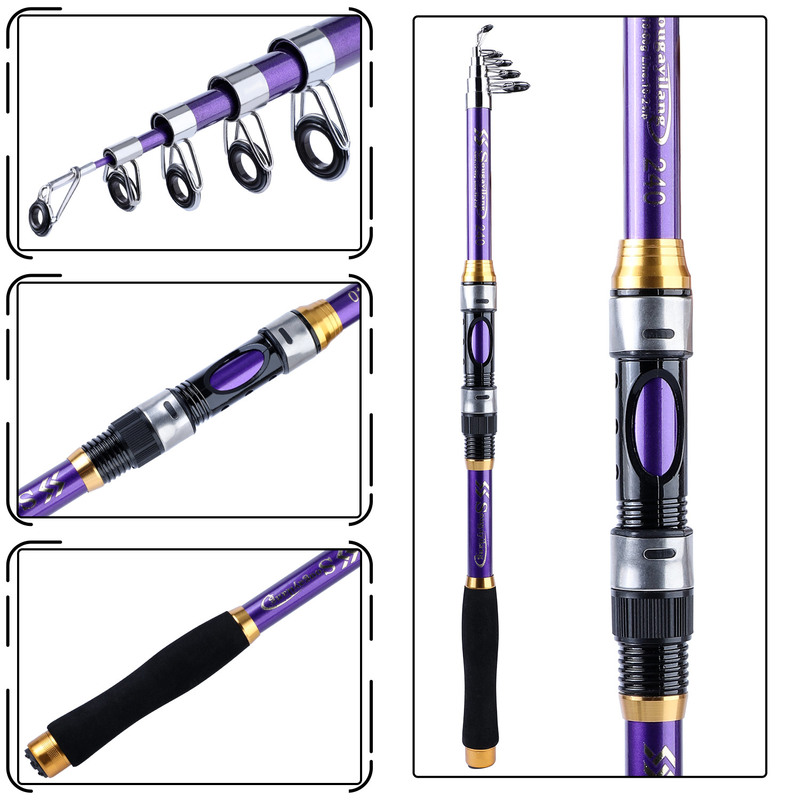 Sougayilang 4 renkler teleskop - Fishing Rod Surf incelemesi ve fiyatı