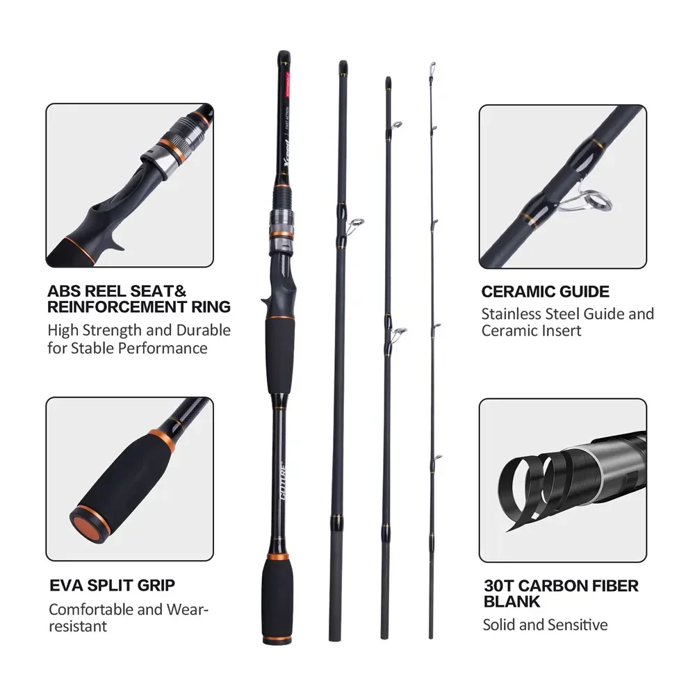 Goture Xceed 4 Bölümlü Seyahat - Fishing Rod Surf incelemesi ve fiyatı