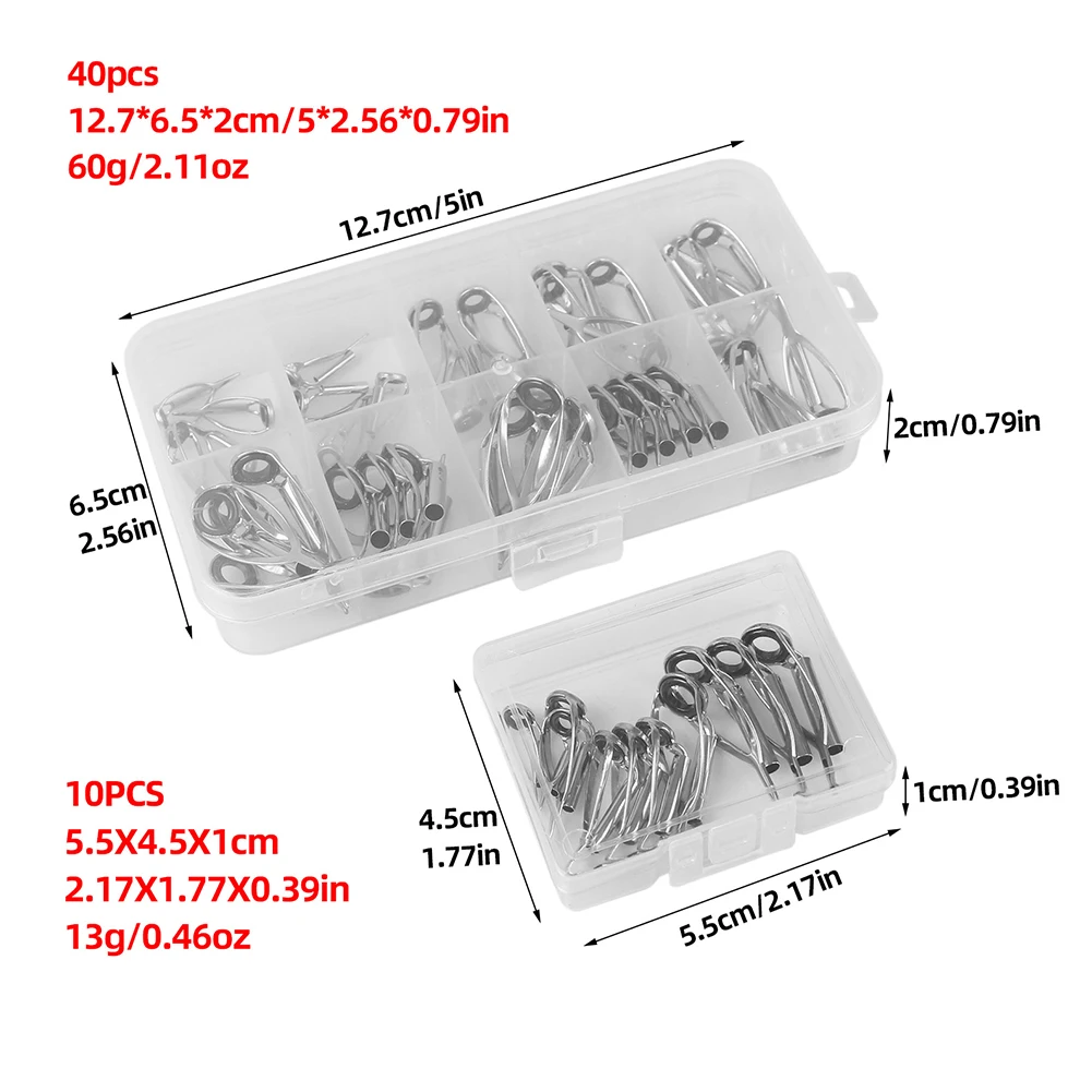 10/40 adet Olta Ucu Tamir Kiti - Fishing Rod Guide Replacement incelemesi ve fiyatı